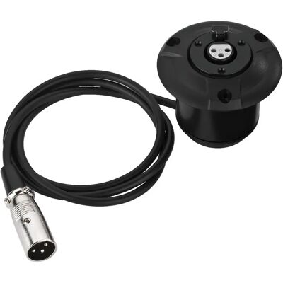 Monacor XLR-703JSM ljudkabel - 1,2 m - Svart - XLR (3-pol) - Stötdämpande bas Monacor XLR-703JSM ljudkabel - 1,2 m - Svart - XLR (3-pol) - Stötdämpande bas