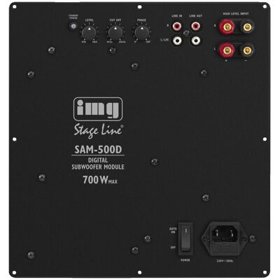 MONACOR SAM-500D Aktiverter Subwoofer - Subwoofer MONACOR SAM-500D Aktiverter Subwoofer - Subwoofer