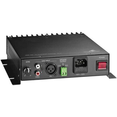 Monacor AKB-160 Amplificatore - 1.0 canali, Nero Monacor AKB-160 Amplificatore - 1.0 canali, Nero