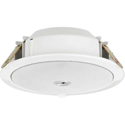 Haut-parleur de plafond Monacor EDL-612EN - Certifié EN-54-24, 100 V, Blanc Haut-parleur de plafond Monacor EDL-612EN - Certifié EN-54-24, 100 V, Blanc