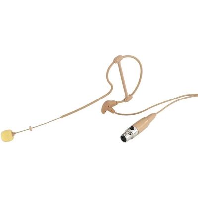 Microfono a casco MONACOR HSE-40/SK - Omnidirezionale, Cablato, Mini-XLR Microfono a casco MONACOR HSE-40/SK - Omnidirezionale, Cablato, Mini-XLR