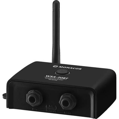MONACOR WSA-20BT Receptor Bluetooth de audio - Negro MONACOR WSA-20BT Receptor Bluetooth de audio - Negro