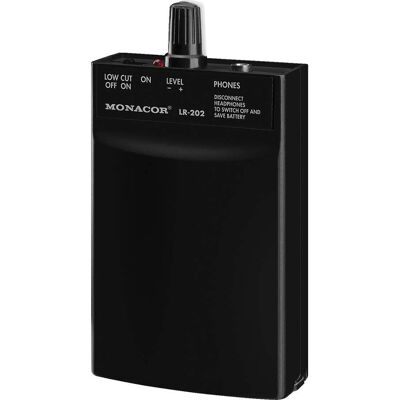 Monacor LR-202 Induktiv Empfänger - Hörgerät kompatibel Monacor LR-202 Induktiv Empfänger - Hörgerät kompatibel