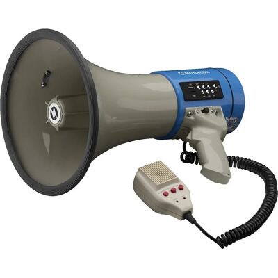 Monacor TM-17M Megafon - MP3, 110 dB, Blå, Grå - Megafon Monacor TM-17M Megafon - MP3, 110 dB, Blå, Grå - Megafon