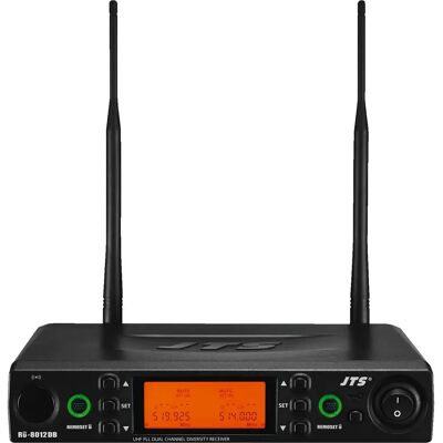 Récepteur Microphone Sans Fil JTS RU-8012DB/5 - 2 Canaux UHF PLL Diversité - Publicité Récepteur Microphone Sans Fil JTS RU-8012DB/5 - 2 Canaux UHF PLL Diversité - Publicité