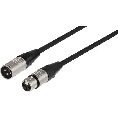 MONACOR MECR-200/SW XLR Kabel - 2m - Schwarz MONACOR MECR-200/SW XLR Kabel - 2m - Schwarz