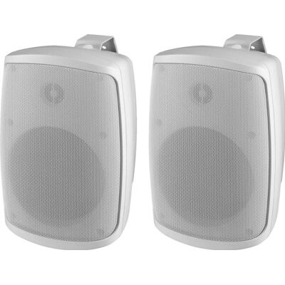 MONACOR WALL-08T/WS 2-Way PA Speakers - White MONACOR WALL-08T/WS 2-Way PA Speakers - White