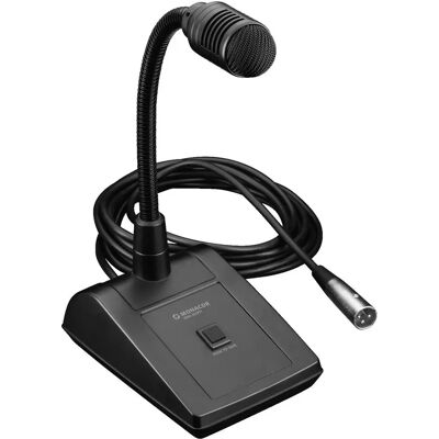 MONACOR PDM-302PTT Mikrofon - Bord PA - Kardioid, 4,8m XLR-kabel MONACOR PDM-302PTT Mikrofon - Bord PA - Kardioid, 4,8m XLR-kabel