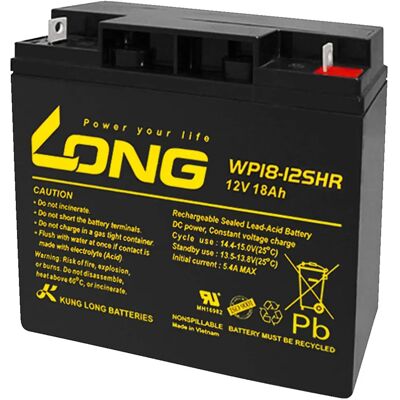 IMG Stageline WP18-12SHR Blybatteri - Batteri - 12V 18Ah IMG Stageline WP18-12SHR Blybatteri - Batteri - 12V 18Ah