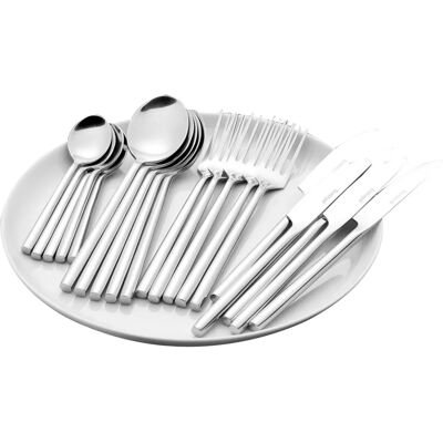 Esmeyer Silke Besteckset - 24 Teile für 6 Personen - Edelstahl Esmeyer Silke Besteckset - 24 Teile für 6 Personen - Edelstahl