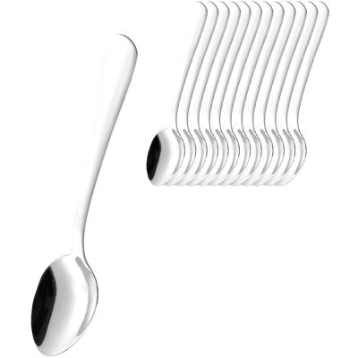 Conjunto de 12 colheres de aço inox Sylvia - Espresso Conjunto de 12 colheres de aço inox Sylvia - Espresso