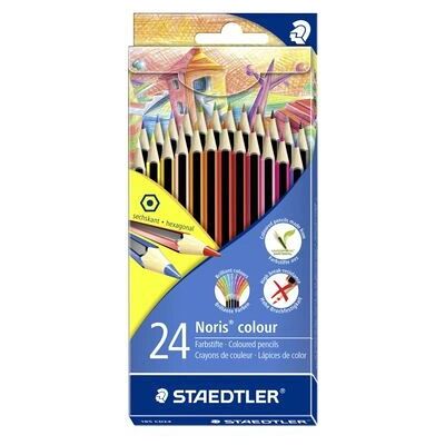 Staedtler Noris Colour 24 Color Pencils - Colorful & Durable Staedtler Noris Colour 24 Color Pencils - Colorful & Durable