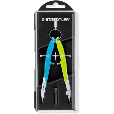 Staedtler Mars Comfort 556 - Modrá/Zelená - Kov/plast - 22,5cm - Přesný kružítko Staedtler Mars Comfort 556 - Modrá/Zelená - Kov/plast - 22,5cm - Přesný kružítko