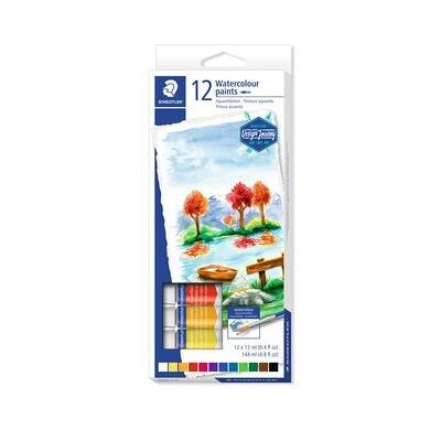 Staedtler 8880 Watercolour Paint Multi-Color - 12 Tubes Staedtler 8880 Watercolour Paint Multi-Color - 12 Tubes