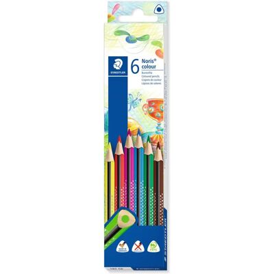 Staedtler Noris Colour Dreieckiger Buntstift - 6 Stück Staedtler Noris Colour Dreieckiger Buntstift - 6 Stück