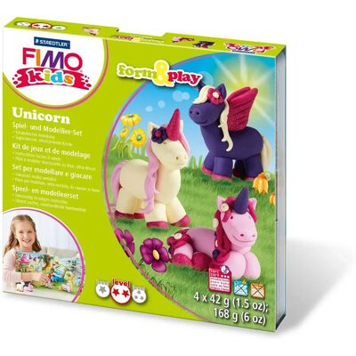Staedtler 8034 19 LY Unicorn Polymer Clay Kit - Pottery & Modelling Staedtler 8034 19 LY Unicorn Polymer Clay Kit - Pottery & Modelling