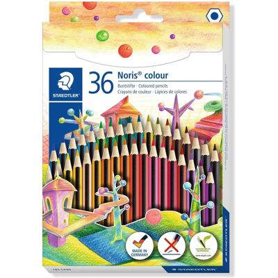 Staedtler Noris Colour 36 Multicolour Pencils - Colored Pencils Staedtler Noris Colour 36 Multicolour Pencils - Colored Pencils