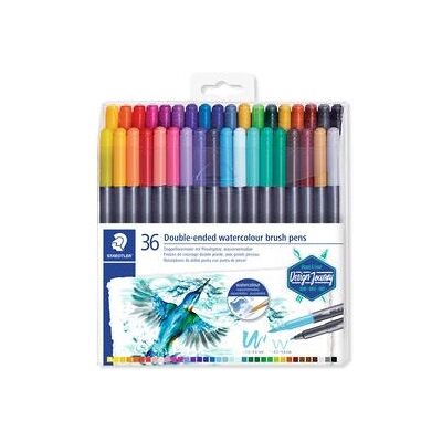 Penna feltro Staedtler 3001 - Set di 36 pennarelli acquerello Penna feltro Staedtler 3001 - Set di 36 pennarelli acquerello