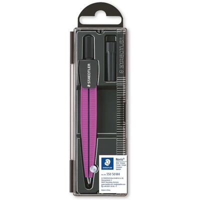 Compas de précision violet Staedtler 550 - Pour école - Publicité Compas de précision violet Staedtler 550 - Pour école - Publicité
