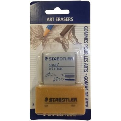 Conjunto de Borrachas Staedtler 5427 - Amassado & Especial Conjunto de Borrachas Staedtler 5427 - Amassado & Especial