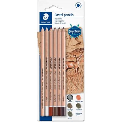 Ołówki pastelowe Staedtler Lumograph 100P - Różne kolory Ołówki pastelowe Staedtler Lumograph 100P - Różne kolory