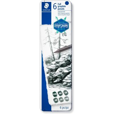 Staedtler Lumograph grafitpenna - HB, 2B, 4B, 6B, 8B - Konstnärsmaterial Staedtler Lumograph grafitpenna - HB, 2B, 4B, 6B, 8B - Konstnärsmaterial