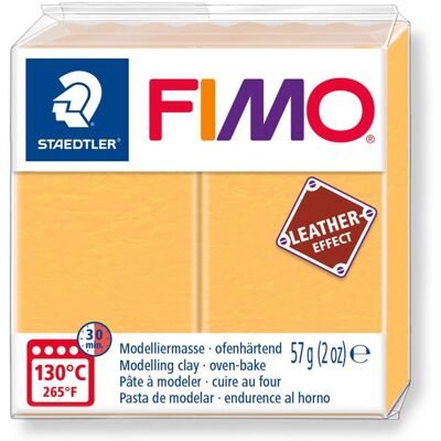 Staedtler FIMO 8010 Modelliermasse - Gelb - Leder Effekt - 57g Staedtler FIMO 8010 Modelliermasse - Gelb - Leder Effekt - 57g