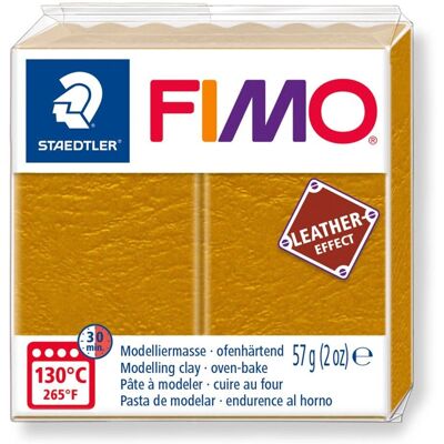 Staedtler FIMO Leder-Effekt Modelliermasse - Ocker - 57g Staedtler FIMO Leder-Effekt Modelliermasse - Ocker - 57g