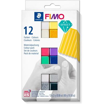 Staedtler FIMO 8013 C Modeling Clay - Assorted Colors - 12 pcs Staedtler FIMO 8013 C Modeling Clay - Assorted Colors - 12 pcs