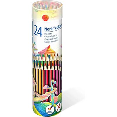 Matite colorate Staedtler 185 MD24 - Multicolore - 24 pezzi Matite colorate Staedtler 185 MD24 - Multicolore - 24 pezzi