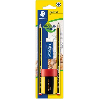 Staedtler Noris School Pencil Set - HB, Eraser & Sharpener Staedtler Noris School Pencil Set - HB, Eraser & Sharpener