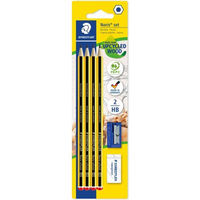 Staedtler - Noris - HB - Eraser Sharpener - Pencil Set Staedtler - Noris - HB - Eraser Sharpener - Pencil Set