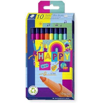 Staedtler Triplus Farbige Filzstifte - 10 Stück Staedtler Triplus Farbige Filzstifte - 10 Stück