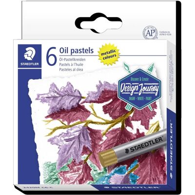 Staedtler 2420M C6 Pastell Ölkreide Metallic-Set - Ölkreide-Set Staedtler 2420M C6 Pastell Ölkreide Metallic-Set - Ölkreide-Set