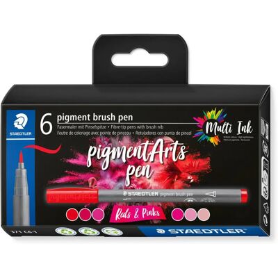 Staedtler Pigmenttiharjakynä Reds & Pinks - Pinselstift Staedtler Pigmenttiharjakynä Reds & Pinks - Pinselstift