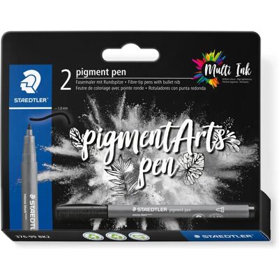 Staedtler Schwarze Filzstift - 2er Pack Artzubehör Staedtler Schwarze Filzstift - 2er Pack Artzubehör