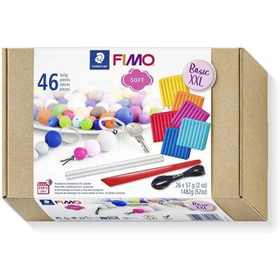 Staedtler FIMO Soft Oven-Hardening Polymer Modelling Clay - Basic Kit Staedtler FIMO Soft Oven-Hardening Polymer Modelling Clay - Basic Kit