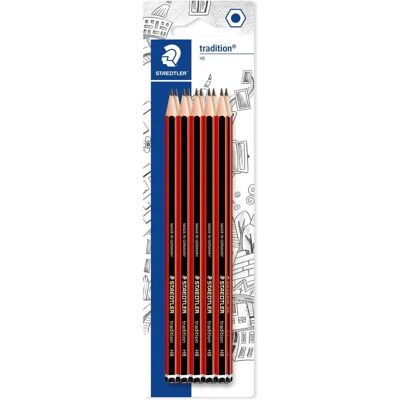 Crayon graphite Staedtler 110HBBK10D HB - École/Bureau Crayon graphite Staedtler 110HBBK10D HB - École/Bureau