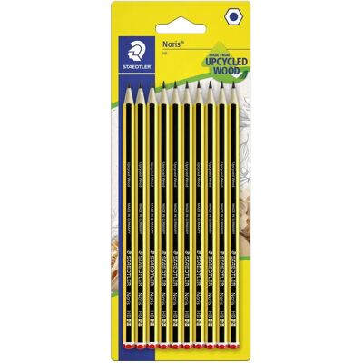 Staedtler Noris 120 - HB Pencils, Pack of 10 Staedtler Noris 120 - HB Pencils, Pack of 10