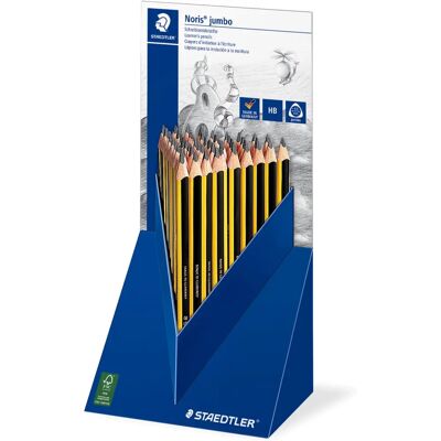 Staedtler Noris Jumbo Triangular HB Pencils - Break-Resistant, 48 Staedtler Noris Jumbo Triangular HB Pencils - Break-Resistant, 48