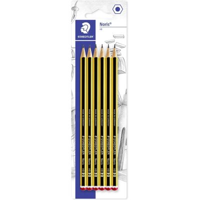 Lápis Staedtler Noris 120 HB - Hexagonal - 6 peças Lápis Staedtler Noris 120 HB - Hexagonal - 6 peças