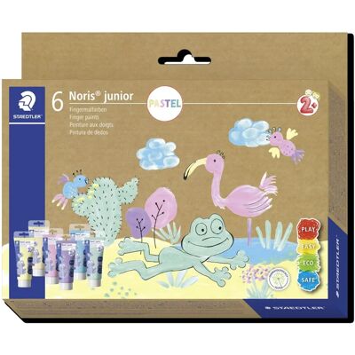 Peinture à doigts Pastel Staedtler - 6x75ml - Activités Artistiques Peinture à doigts Pastel Staedtler - 6x75ml - Activités Artistiques