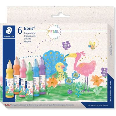 Staedtler Pearl Noris Metallic Temperafarbe - 6er Set Staedtler Pearl Noris Metallic Temperafarbe - 6er Set