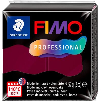 FIMO 8040 Modelliermasse - Bordeaux - 57g - Ofenhärtend FIMO 8040 Modelliermasse - Bordeaux - 57g - Ofenhärtend
