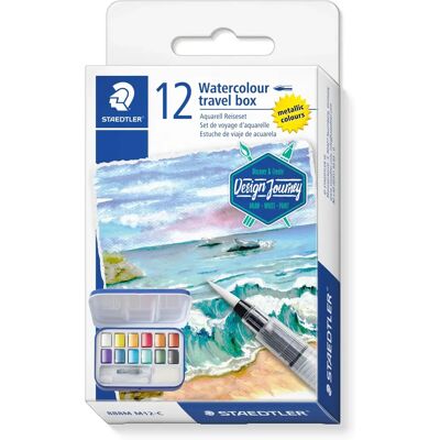 Staedtler 888M M12-C metalliskt akvarellset - Målarset Staedtler 888M M12-C metalliskt akvarellset - Målarset