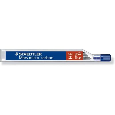 Staedtler 250 Mars Micro Minen - 0,5mm 3H - 12er Tube Staedtler 250 Mars Micro Minen - 0,5mm 3H - 12er Tube