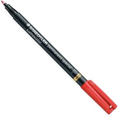 Staedtler Lumocolor Rote Permanentmarker - Marker Staedtler Lumocolor Rote Permanentmarker - Marker
