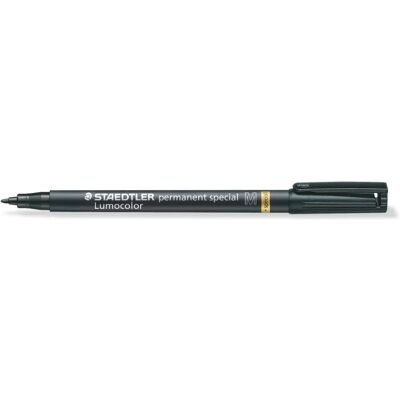 Staedtler Lumocolor 319 Filzstift - Schwarz, Mittel, Wasserfest Staedtler Lumocolor 319 Filzstift - Schwarz, Mittel, Wasserfest