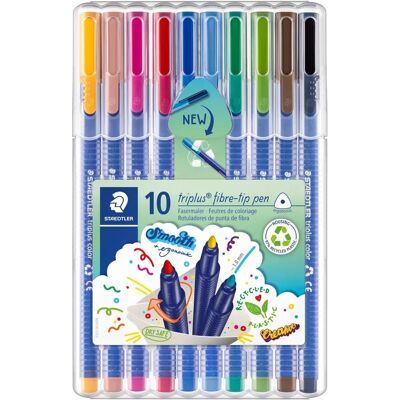Stylos à fibre Triplus 323 Staedtler - 1,0 mm Couleurs variées Stylos à fibre Triplus 323 Staedtler - 1,0 mm Couleurs variées