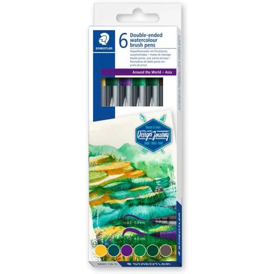 Staedtler Filzstifte - Doppelspitze - 6 Stück Staedtler Filzstifte - Doppelspitze - 6 Stück